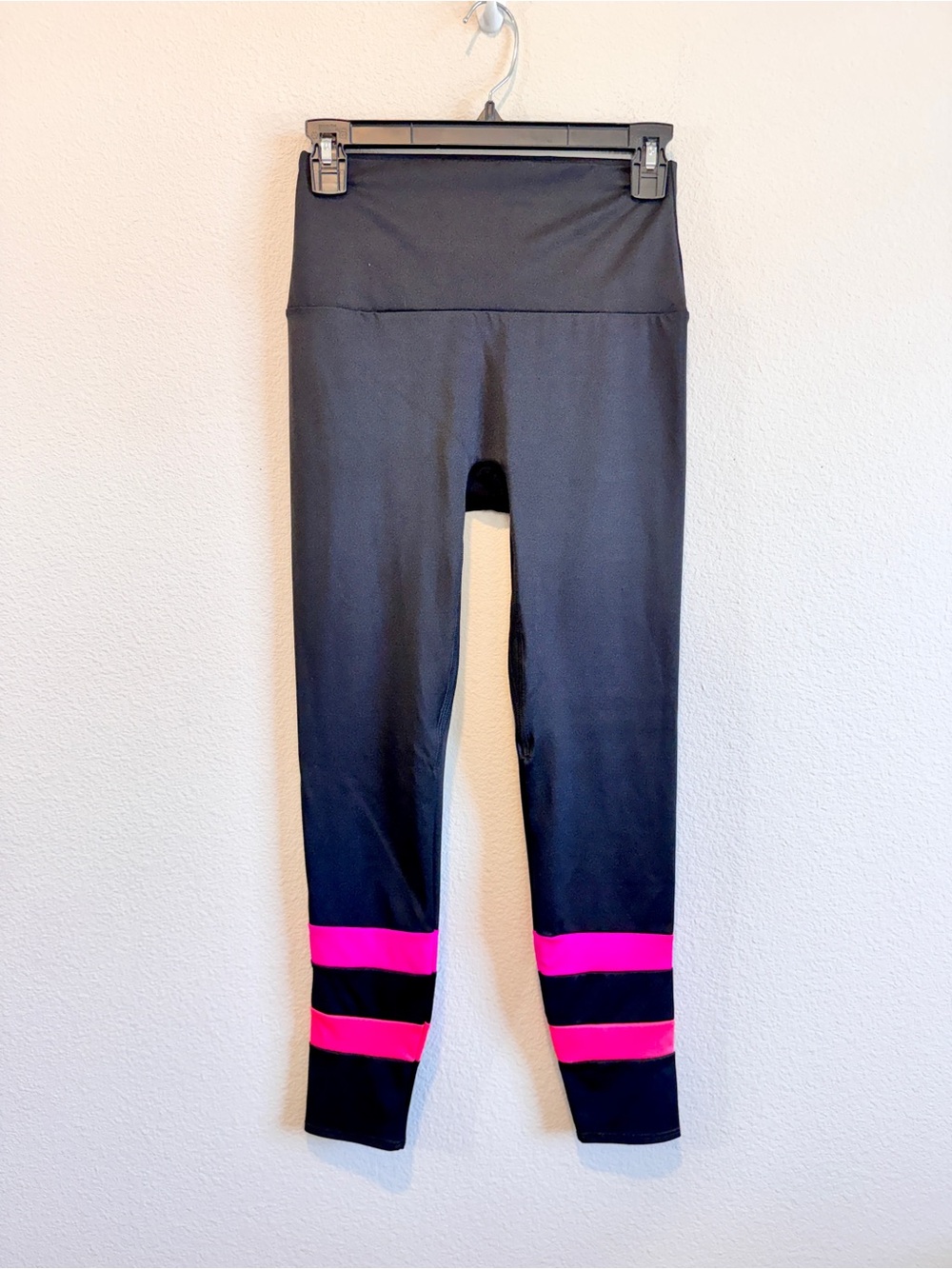 K-DEER Sneaker Length Leggings M Colorblock Pilates Yoga Athleisure USA F78